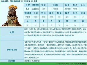 时刻攻略：怪物打法技巧全面解析