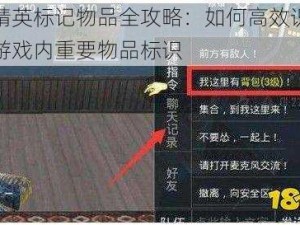 和平精英标记物品全攻略：如何高效识别与利用游戏内重要物品标识