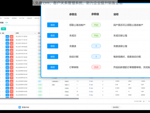 永久免费 crm，客户关系管理系统，助力企业提升销售业绩