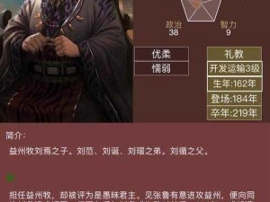 《国志13武将维深度解析：策略武艺智谋与统帅的综合排名》