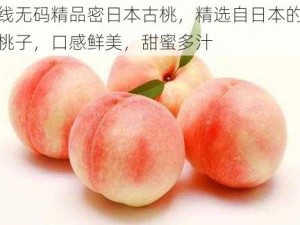 在线无码精品密日本古桃，精选自日本的优质桃子，口感鲜美，甜蜜多汁