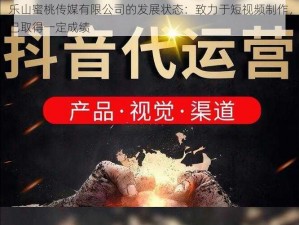 乐山蜜桃传媒有限公司的发展状态：致力于短视频制作，已取得一定成绩