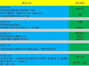 全民奇迹：力魔魂石组合攻略秘籍