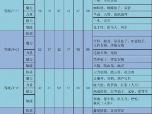 梦幻西游之魔力套装属性解析与加成表总览