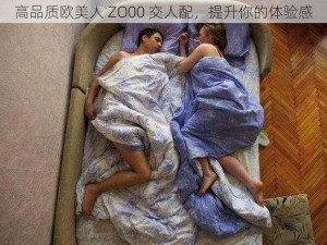 高品质欧美人 ZO00 交人配，提升你的体验感