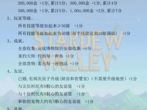 《星露谷物语》爷爷的星评分标准详解：勤劳智慧关爱与传承览无余