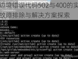 解决边境错误代码502与400的实用指南：故障排除与解决方案探索