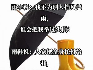 民儿初试风雨录：优质雨伞，遮风挡雨