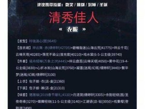 奇迹暖暖第章公主级挑战高分攻略：10-3公主级搭配秘籍助你轻松获胜