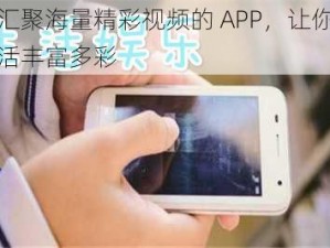 一款汇聚海量精彩视频的 APP，让你的娱乐生活丰富多彩