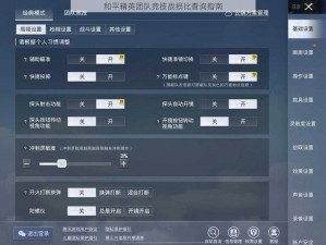 和平精英团队竞技战损比查询指南