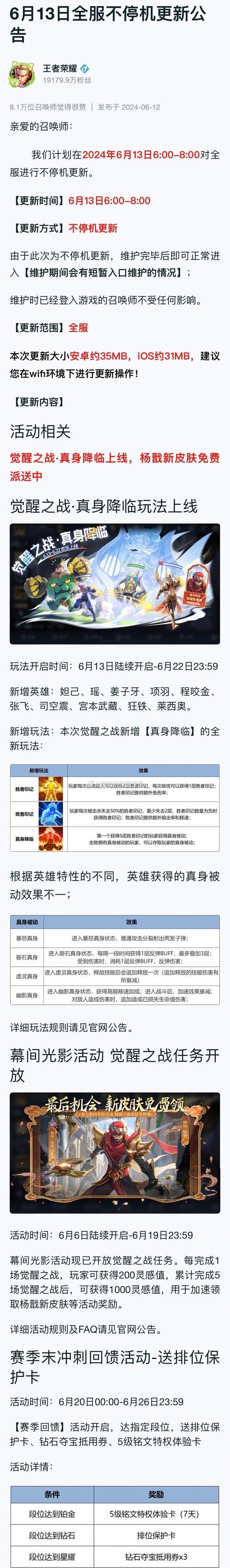 王者荣耀觉醒之战真身降临玩法攻略与活动介绍