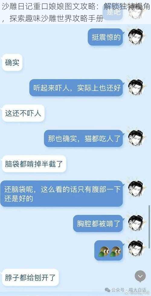 沙雕日记重口娘娘图文攻略：解锁独特视角，探索趣味沙雕世界攻略手册