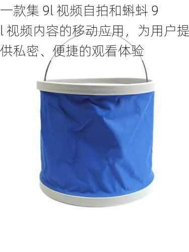 一款集 9l 视频自拍和蝌蚪 9l 视频内容的移动应用，为用户提供私密、便捷的观看体验