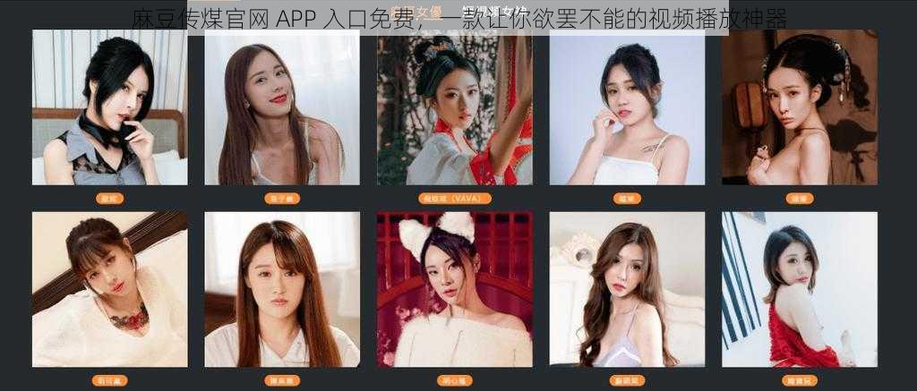 麻豆传煤官网 APP 入口免费，一款让你欲罢不能的视频播放神器