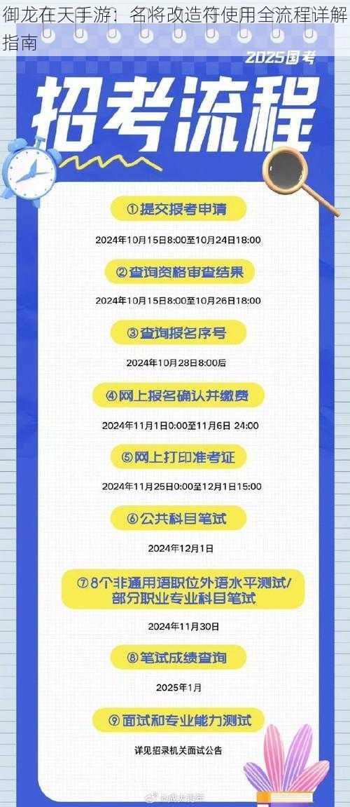 御龙在天手游：名将改造符使用全流程详解指南