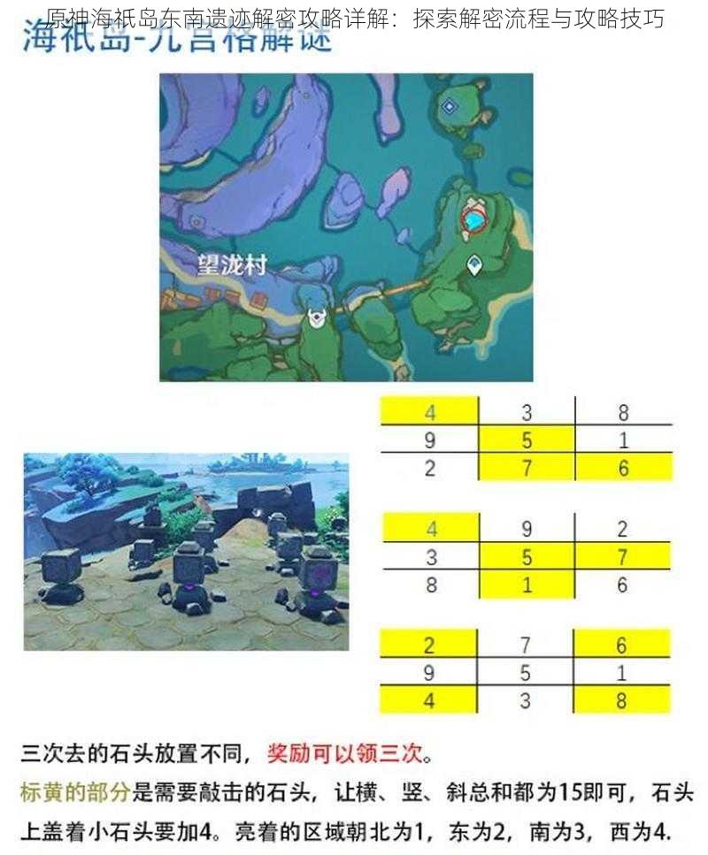 原神海祇岛东南遗迹解密攻略详解：探索解密流程与攻略技巧