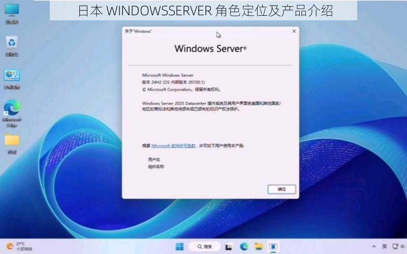 日本 WINDOWSSERVER 角色定位及产品介绍