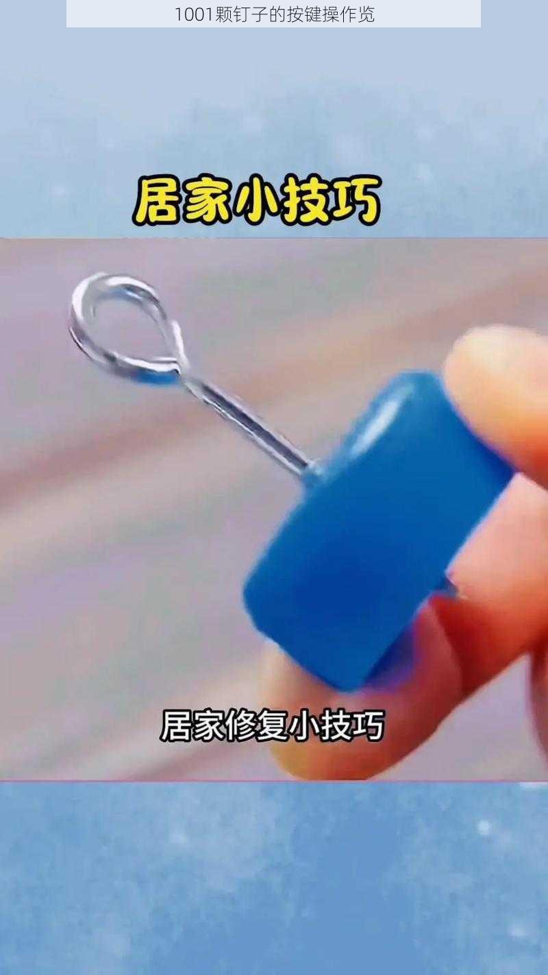 1001颗钉子的按键操作览