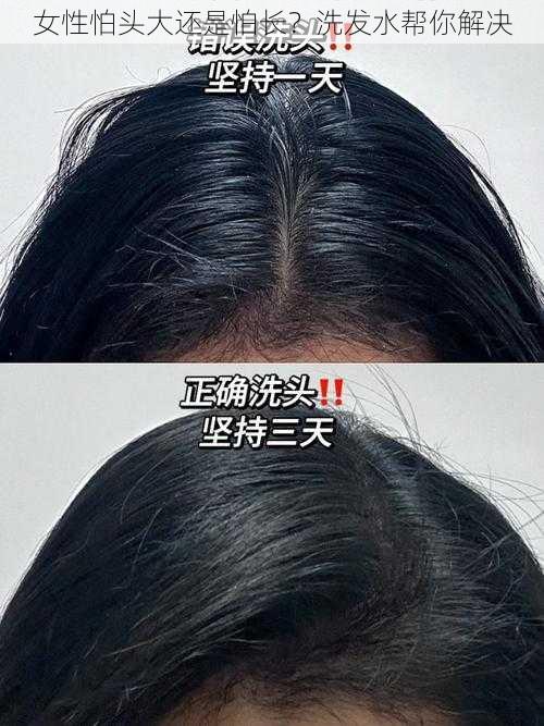 女性怕头大还是怕长？洗发水帮你解决