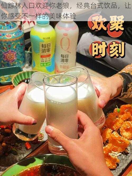 仙踪林入口欢迎你老狼，经典台式饮品，让你感受不一样的美味体验