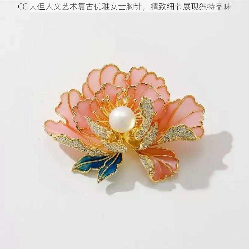 CC 大但人文艺术复古优雅女士胸针，精致细节展现独特品味