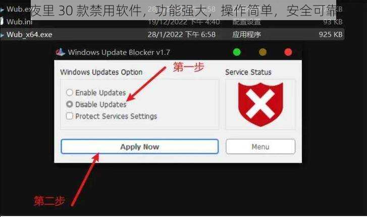 夜里 30 款禁用软件，功能强大，操作简单，安全可靠