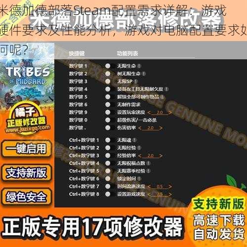 米德加德部落Steam配置需求详解：游戏硬件要求及性能分析，游戏对电脑配置要求如何呢？