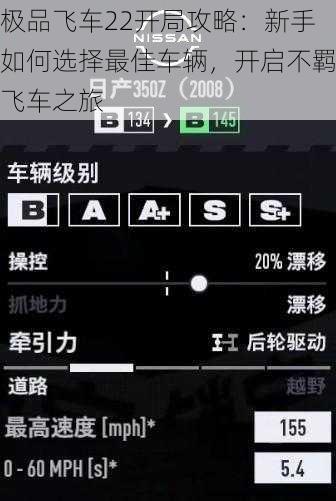 极品飞车22开局攻略：新手如何选择最佳车辆，开启不羁飞车之旅