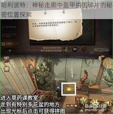 哈利波特：神秘走廊中盔甲拼图碎片的秘密位置探索