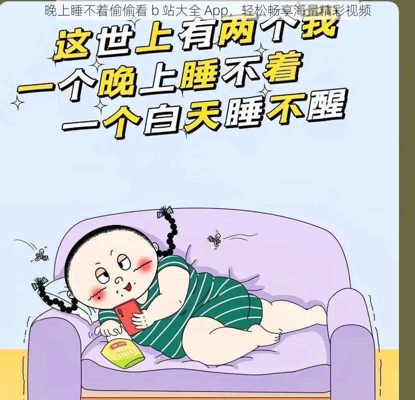 晚上睡不着偷偷看 b 站大全 App，轻松畅享海量精彩视频