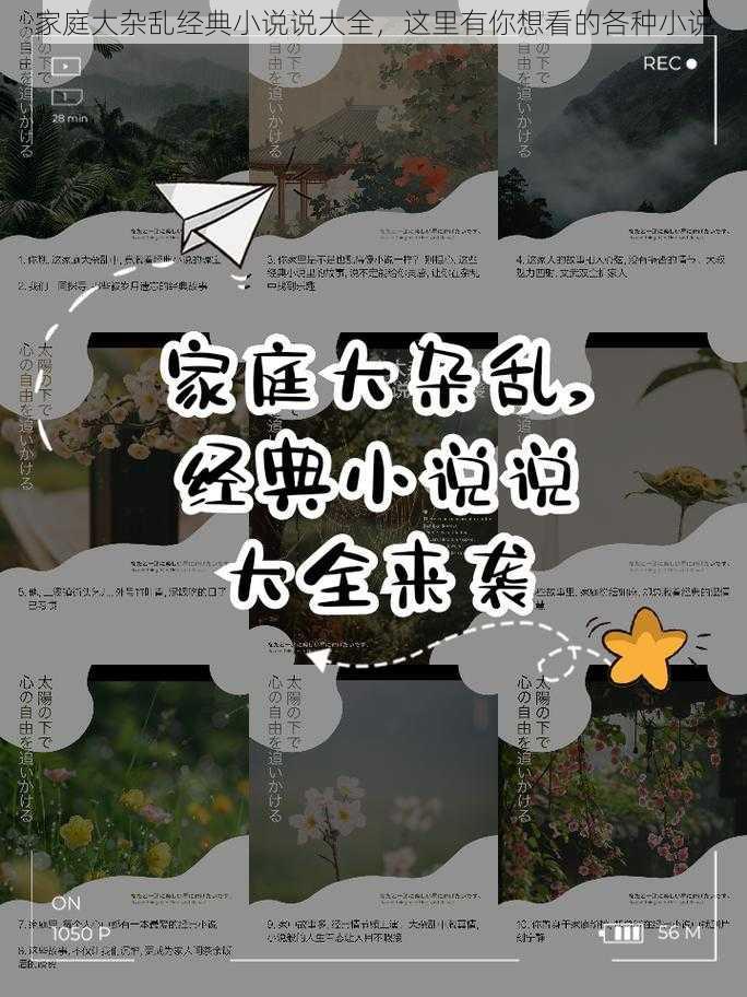 家庭大杂乱经典小说说大全，这里有你想看的各种小说