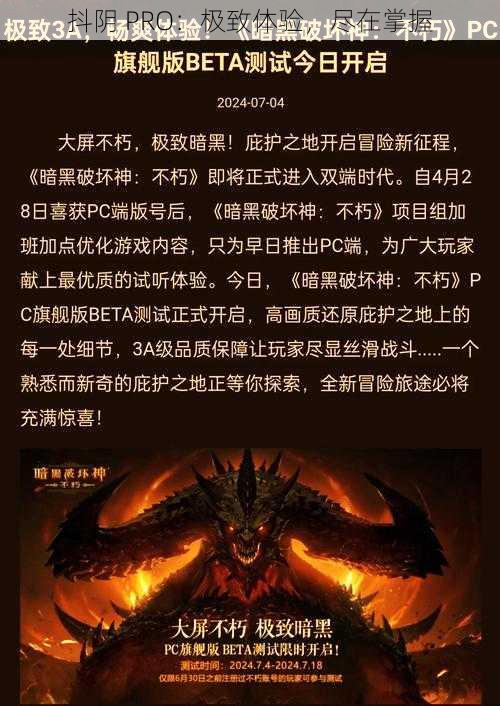 抖阴 PRO：极致体验，尽在掌握