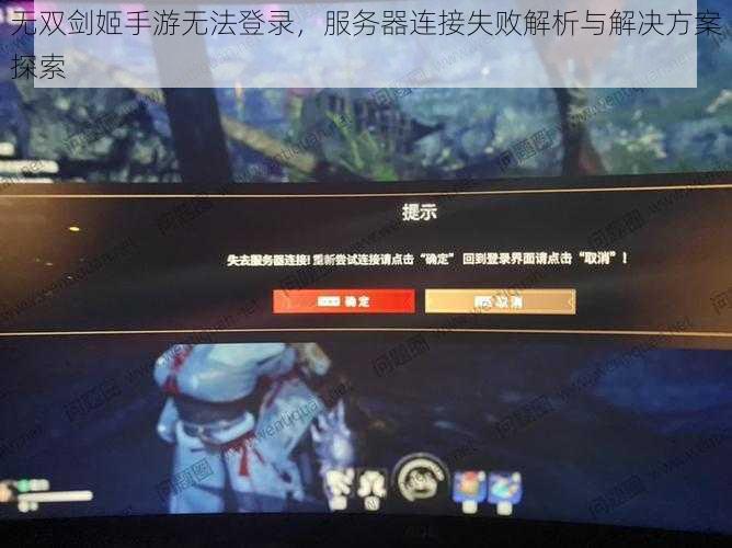 无双剑姬手游无法登录，服务器连接失败解析与解决方案探索