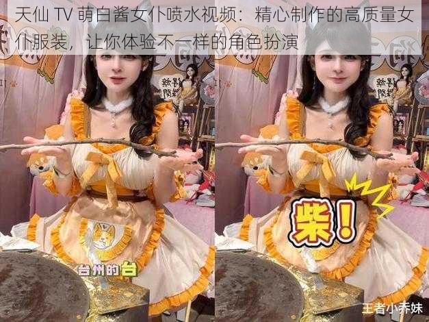 天仙 TV 萌白酱女仆喷水视频：精心制作的高质量女仆服装，让你体验不一样的角色扮演