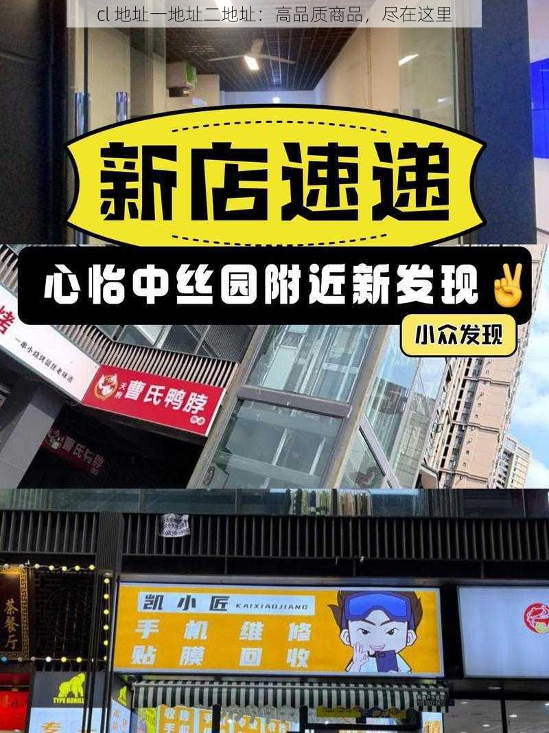 cl 地址一地址二地址：高品质商品，尽在这里