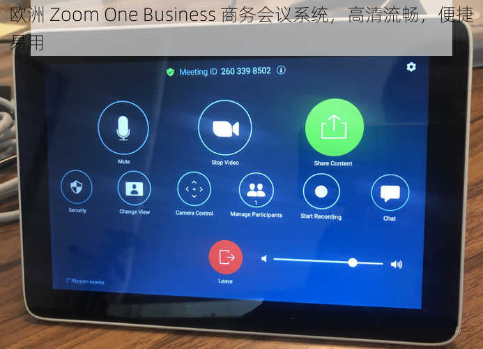 欧洲 Zoom One Business 商务会议系统，高清流畅，便捷易用