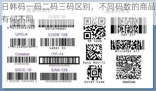 日韩码一码二码三码区别，不同码数的商品有何不同