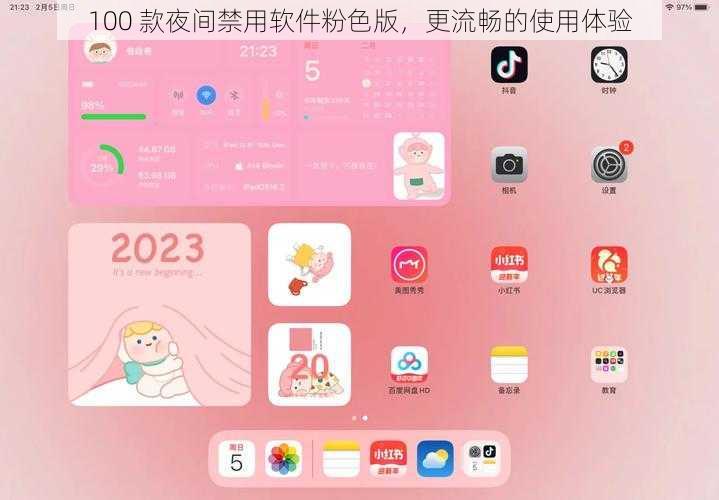 100 款夜间禁用软件粉色版，更流畅的使用体验