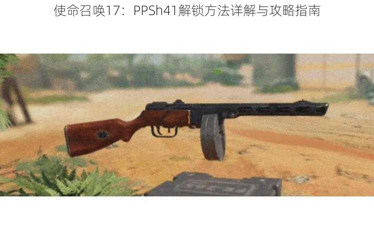 使命召唤17：PPSh41解锁方法详解与攻略指南