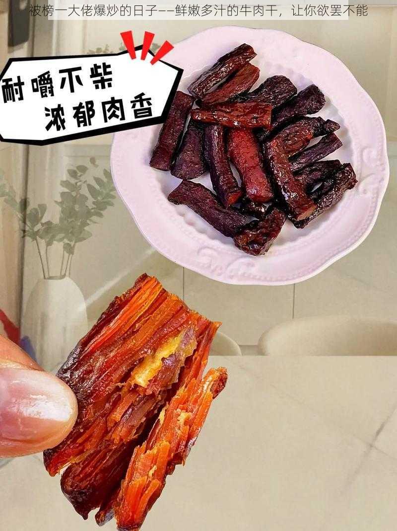 被榜一大佬爆炒的日子——鲜嫩多汁的牛肉干，让你欲罢不能