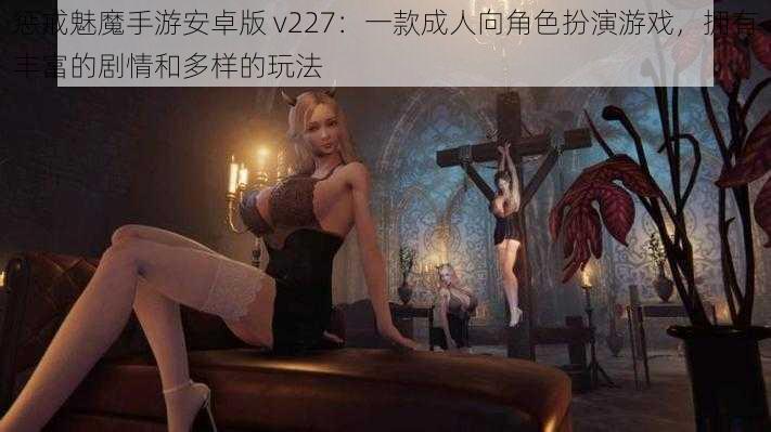 惩戒魅魔手游安卓版 v227：一款成人向角色扮演游戏，拥有丰富的剧情和多样的玩法