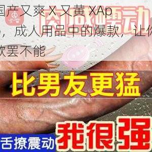 国产又爽 X 又黄 XApp，成人用品中的爆款，让你欲罢不能